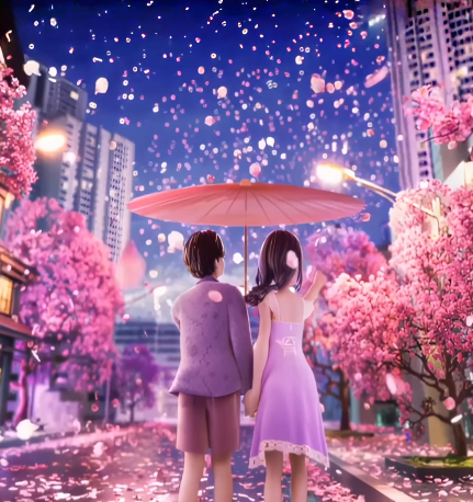 樱花雨Cherry blossom rain(Anchor development)